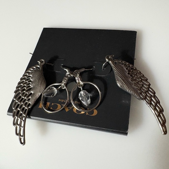 Coach Feather and Chandelier Dangle Earrings - Picture 7 of 8